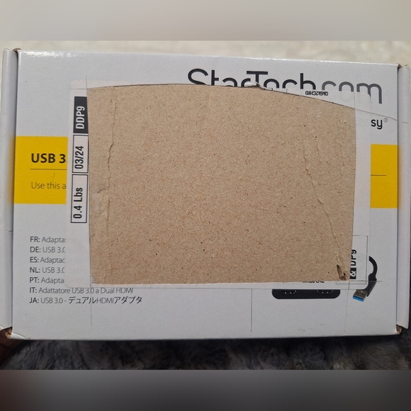 StarTech.com USB 3.0 to DUAL HDMI ADAPTER - 4K & 1080p - External GC- New in box - Picture 2 of 5